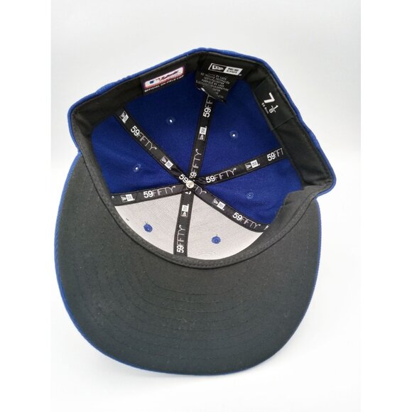 Hat LA Dodgers World Series Champions Official On-Field Cap New Era 7 1/8 Navy - Picture 9 of 10